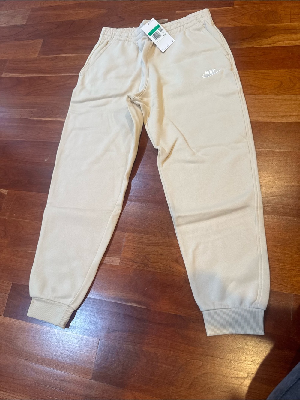 Nike Kids Cream Elastic-Waist Sweatpants